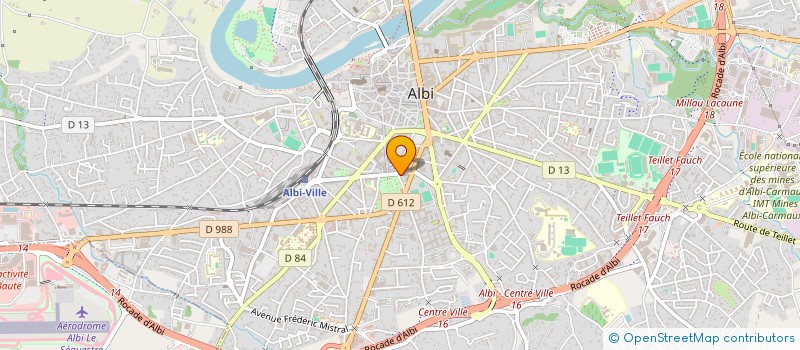 localisation de l'entreprise SCI DUHETRE à ALBI