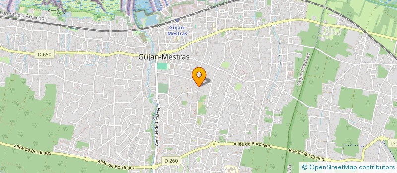 localisation de l'entreprise SCI DUJAR à GUJAN-MESTRAS