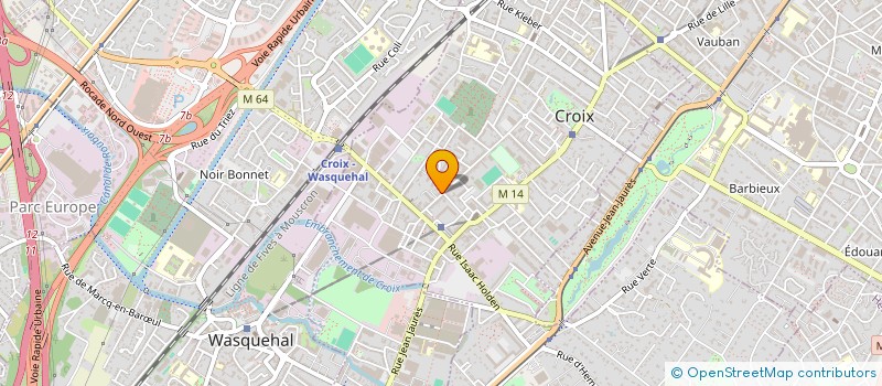 localisation de l'entreprise SCI DUJARDIN à CROIX