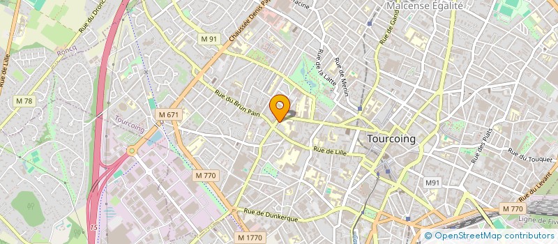 localisation de l'entreprise SCI DUJARDIN MICELI  TOURCOING