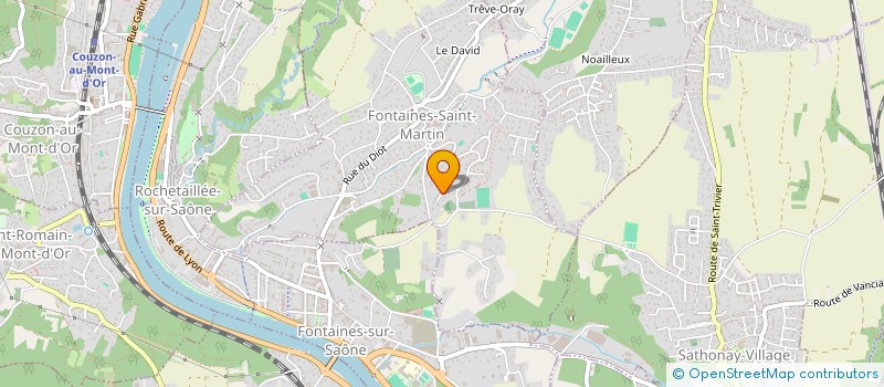 localisation de l'entreprise SCI DUJO  FONTAINES-SAINT-MARTIN