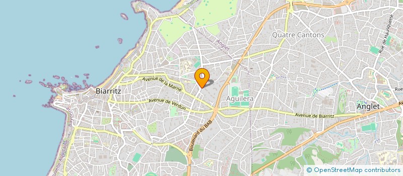 localisation de l'entreprise SCI DULA à BIARRITZ