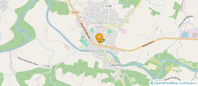 localisation de l'entreprise SCI DULA  GRENADE-SUR-L'ADOUR