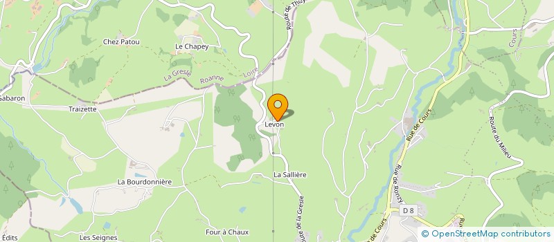 localisation de l'entreprise SCI DULAC  COURS