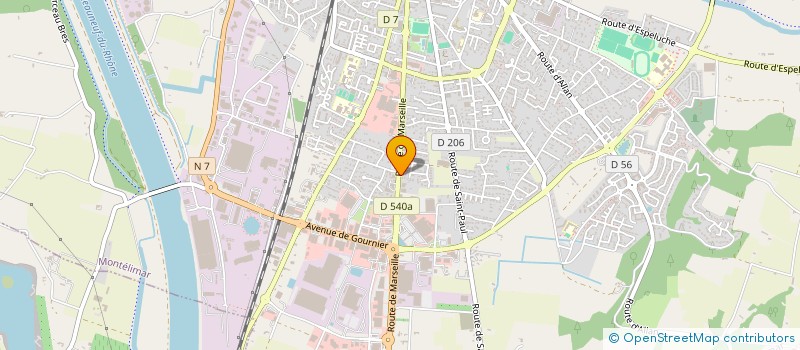 localisation de l'entreprise SCI DULAC à MONTELIMAR
