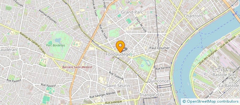 localisation de l'entreprise SCI DULAU  BORDEAUX