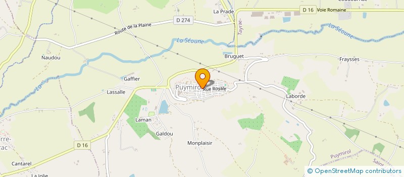 localisation de l'entreprise SCI DULAVI  PUYMIROL