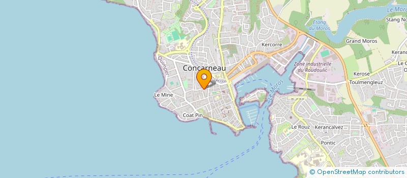 localisation de l'entreprise SCI DULCE  CONCARNEAU