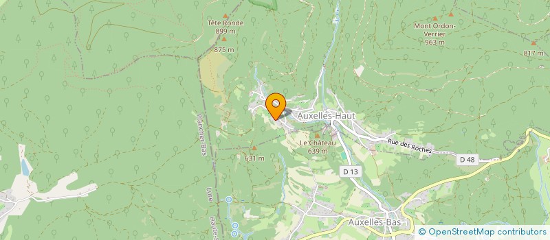 localisation de l'entreprise SCI DULCINEA  CHAMPAGNEY