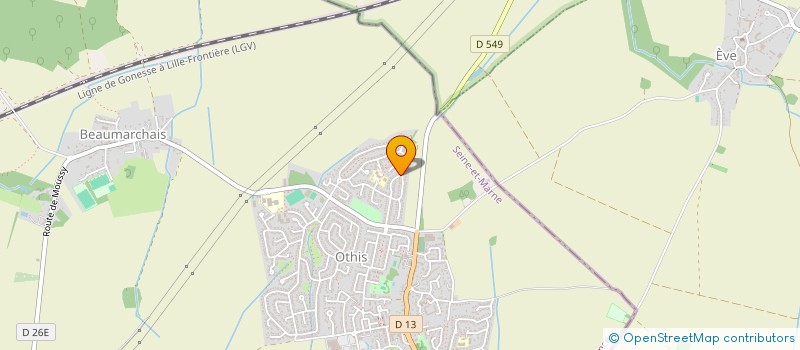 localisation de l'entreprise SCI DULE  OTHIS