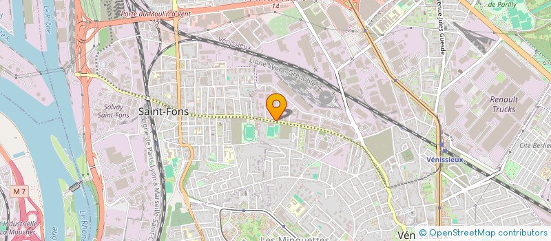 localisation de l'entreprise SCI DULEX  VENISSIEUX