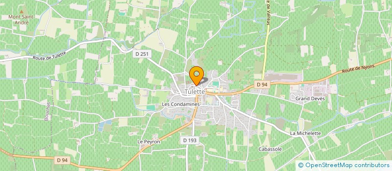 localisation de l'entreprise SCI DULEZ  SUZE-LA-ROUSSE