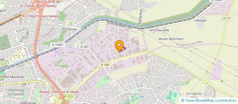 localisation de l'entreprise SCI DULEZARD  PERIGNY