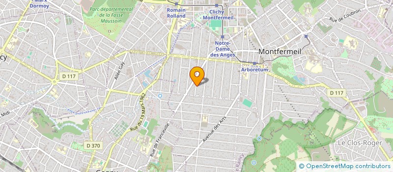 localisation de l'entreprise SCI DULGER à MONTFERMEIL