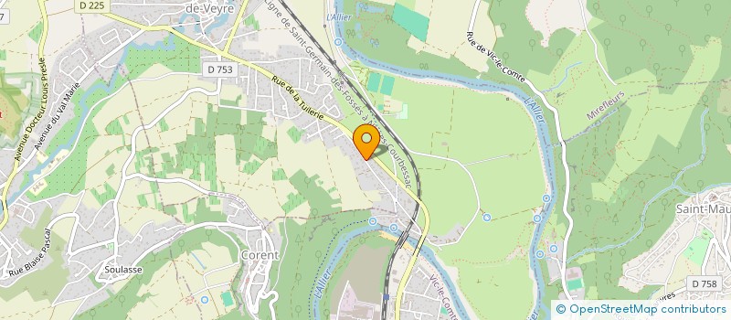 localisation de l'entreprise SCI DULIEVRE  LES MARTRES-DE-VEYRE