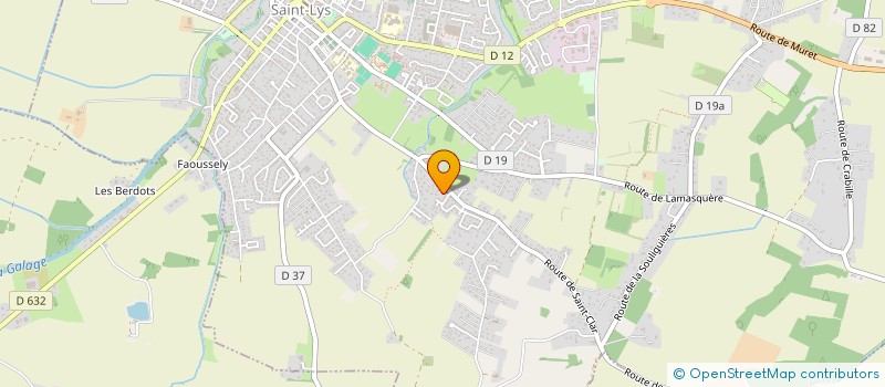 localisation de l'entreprise SCI DULO  SAINT-LYS