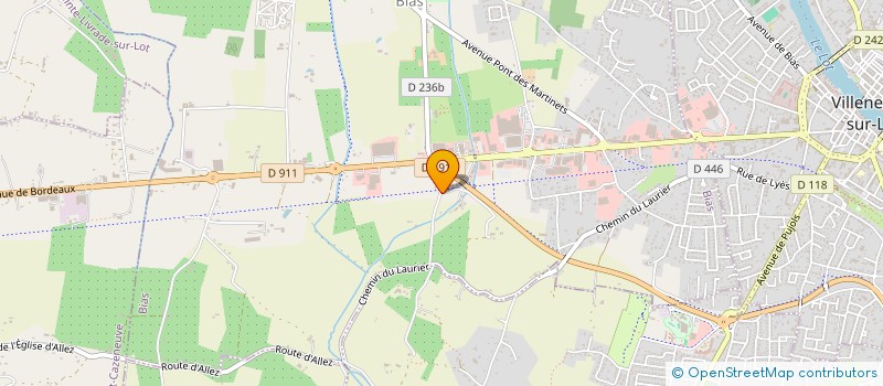 localisation de l'entreprise SCI DULONG  BIAS