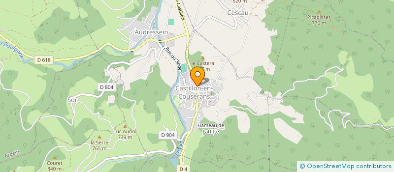 localisation de l'entreprise SCI DULOY à CASTILLON-EN-COUSERANS