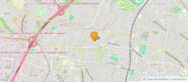 localisation de l'entreprise SCI DULUC  BORDEAUX