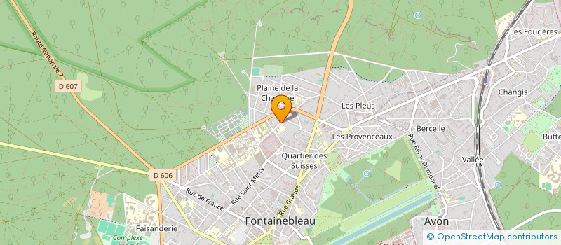 localisation de l'entreprise SCI DULUD NEUILLY  FONTAINEBLEAU