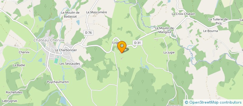 localisation de l'entreprise SCI DULUNE à CHATEAU-CHERVIX