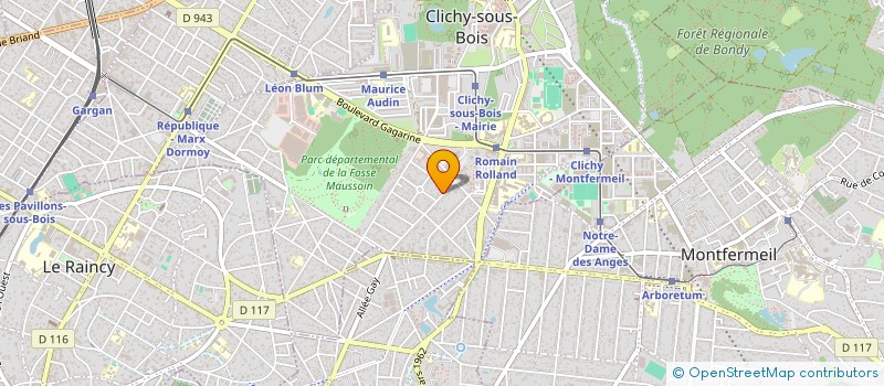 localisation de l'entreprise SCI DUMA à CLICHY-SOUS-BOIS