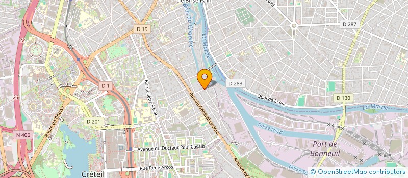 localisation de l'entreprise SCI DUMAIN  CRETEIL