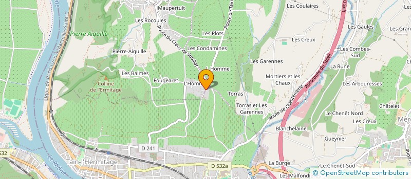 localisation de l'entreprise SCI DUMAINE PHILIPPE  TAIN-L'HERMITAGE