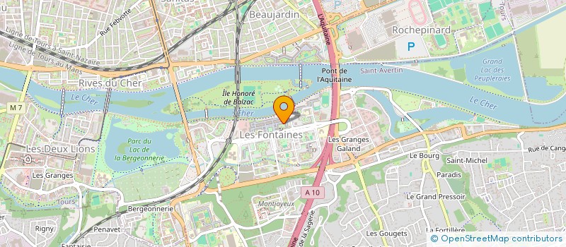 localisation de l'entreprise SCI DUMAJA  SAINT-AVERTIN