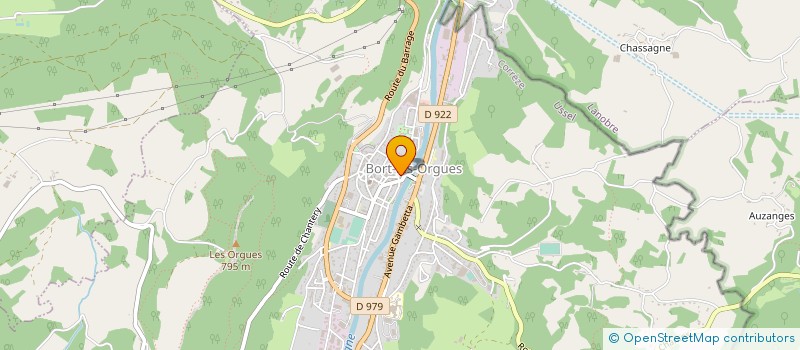 localisation de l'entreprise SCI DUMAN FRERES  BORT-LES-ORGUES