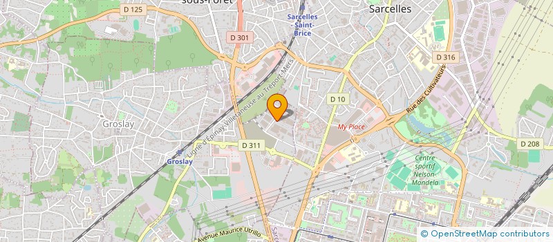 localisation de l'entreprise SCI DUMAN GROSLAY  GROSLAY