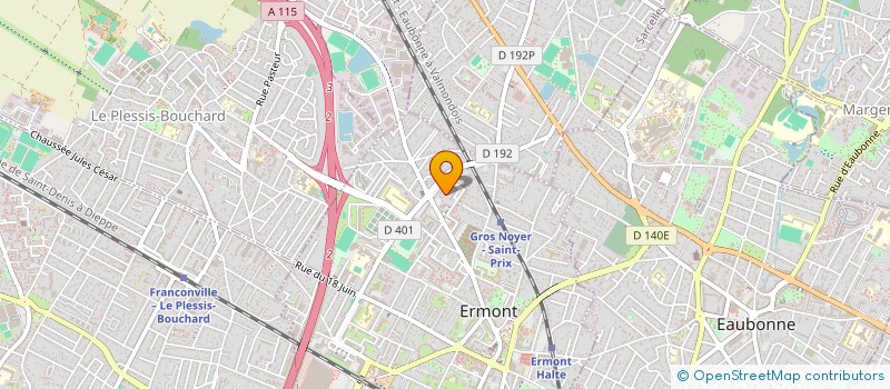 localisation de l'entreprise SCI DUMAN JAC LYDI à ERMONT