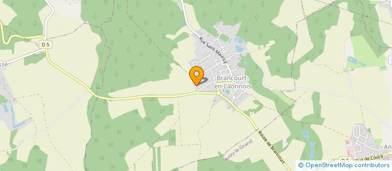 localisation de l'entreprise SCI DUMANGE  BRANCOURT-EN-LAONNOIS