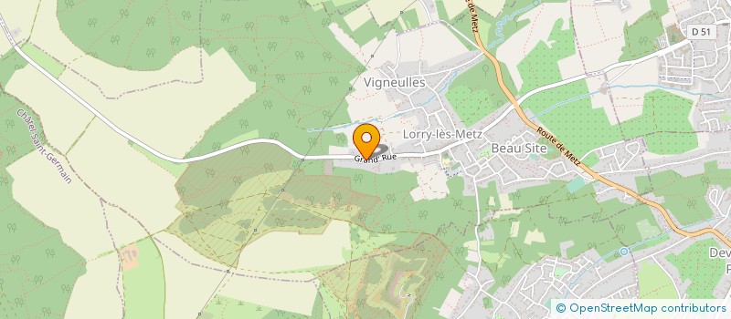 localisation de l'entreprise SCI DUMAREN  LORRY-LES-METZ