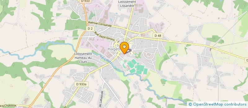 localisation de l'entreprise SCI DUMARTIN  HAGETMAU