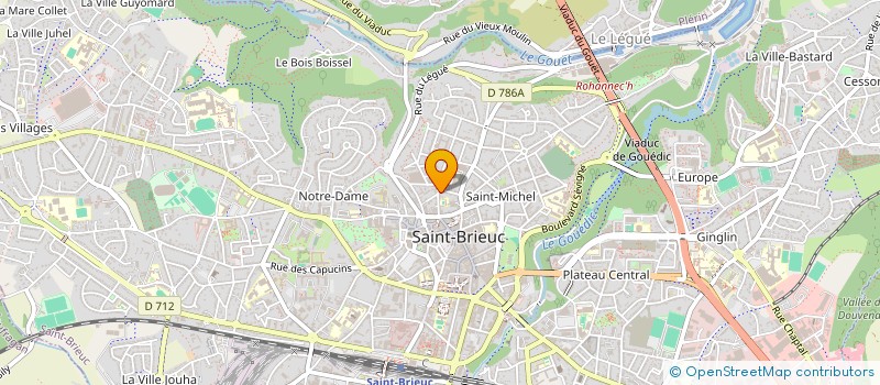 localisation de l'entreprise SCI DUMAS à SAINT-BRIEUC