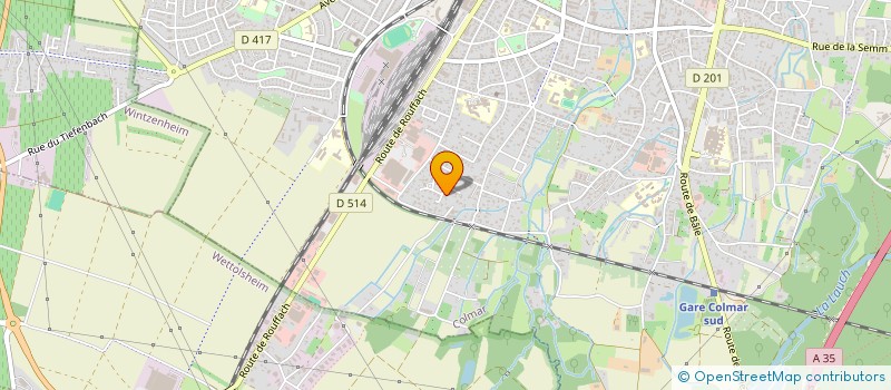 localisation de l'entreprise SCI DUMAS  COLMAR