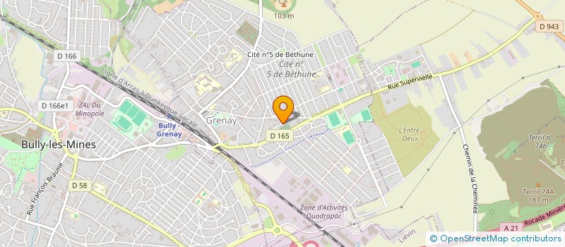 localisation de l'entreprise SCI DUMAS  GRENAY