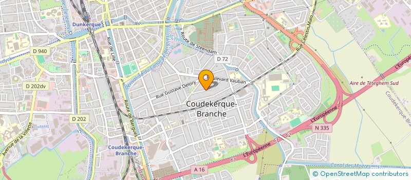 localisation de l'entreprise SCI DUMAS  COUDEKERQUE-BRANCHE