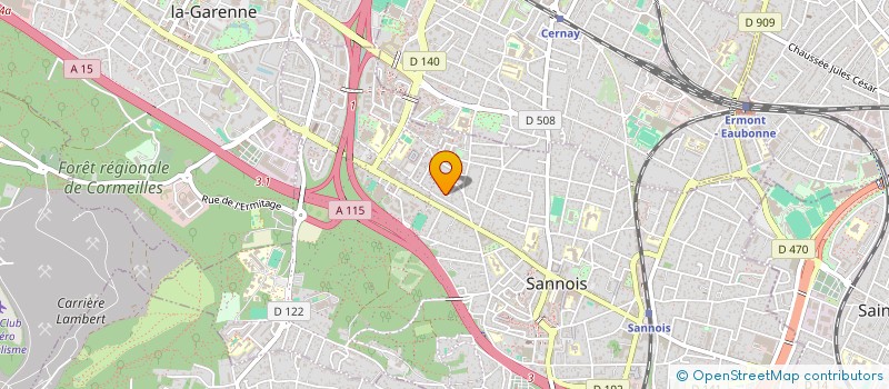 localisation de l'entreprise SCI DUMAS  SANNOIS