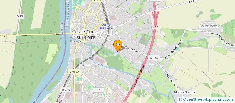 localisation de l'entreprise SCI DUMAS BERTHIER à COSNE-COURS-SUR-LOIRE
