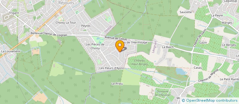 localisation de l'entreprise SCI DUMAS FRERES  CESTAS