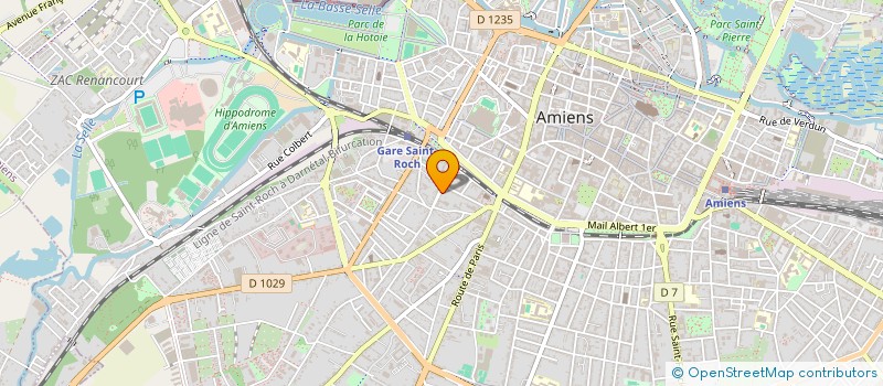 localisation de l'entreprise SCI DUMAS - GRENETS à AMIENS