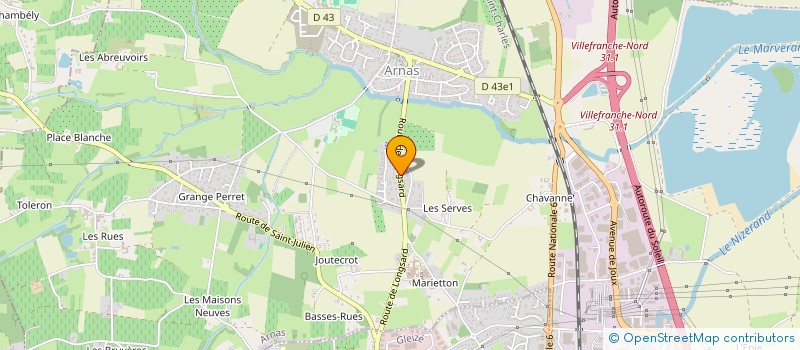 localisation de l'entreprise SCI DUMAS INVESTISSEMENT  ARNAS