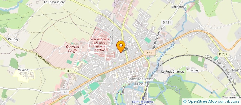 localisation de l'entreprise SCI DUMAS-LAROCHE  SAINT-MAIXENT-L'ECOLE