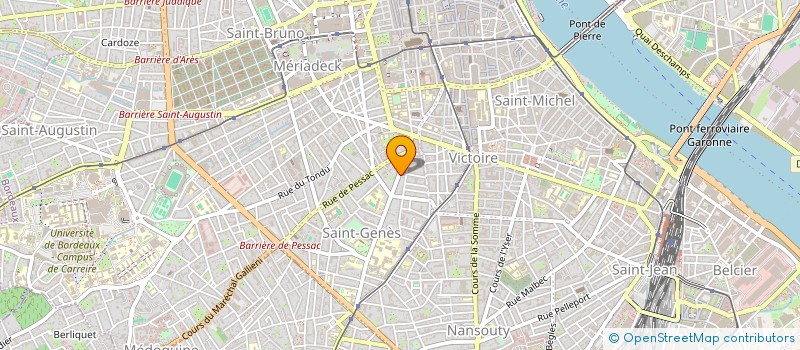 localisation de l'entreprise SCI DUMAS QUILICHINI IMMOBILIER  BORDEAUX