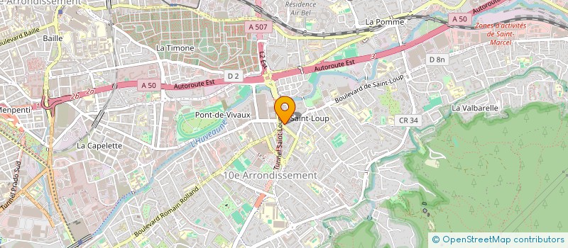 localisation de l'entreprise SCI DUMAS REBUFFAT à MARSEILLE