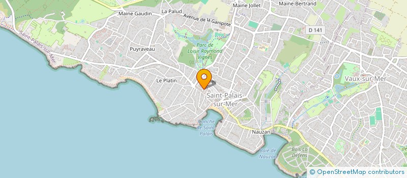 localisation de l'entreprise SCI DUMAZ  SAINT-PALAIS-SUR-MER