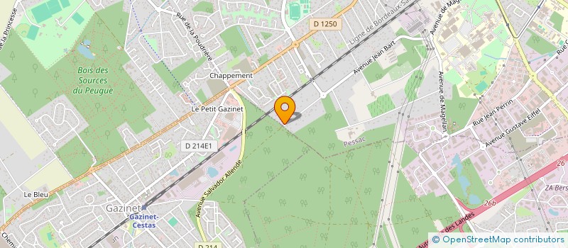 localisation de l'entreprise SCI DUMEDIVER  PESSAC