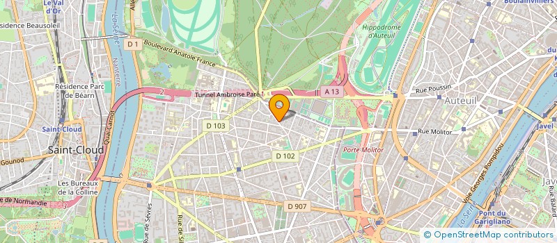 localisation de l'entreprise SCI DUMENARC à BOULOGNE-BILLANCOURT